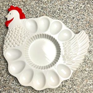 Teleflora exclusive ceramic egg platter